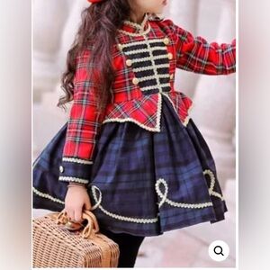 Holiday Dress-Little Drummer Girl Plaid (NWT)